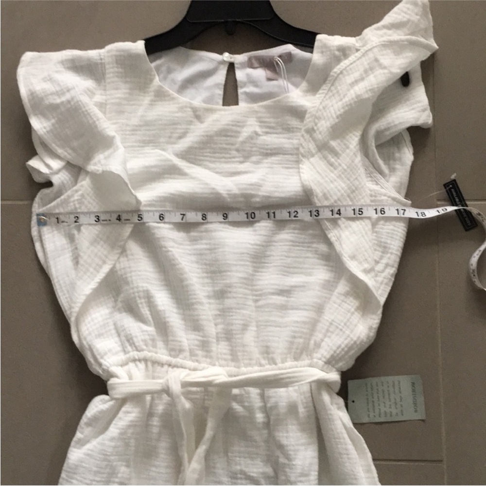 White Muslin Maxi Dress - Picture 3 of 4